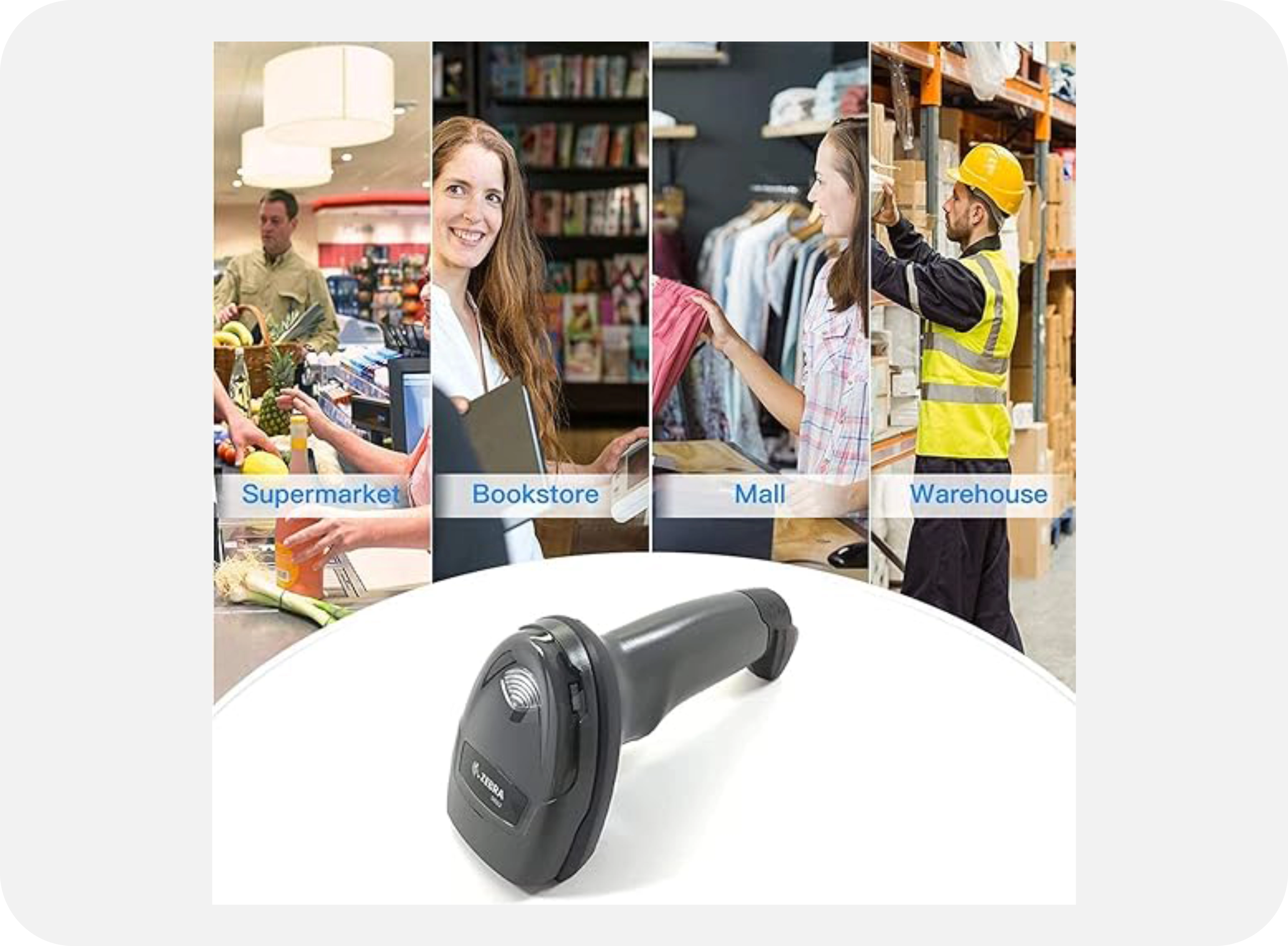 Zebra DS2278 Cordless 1D 2D Barcode Scanner in Saudi Zebra DS2278 Cordless 1D 2D Barcode Scanner in Riyadh, Dammam, and Saudi