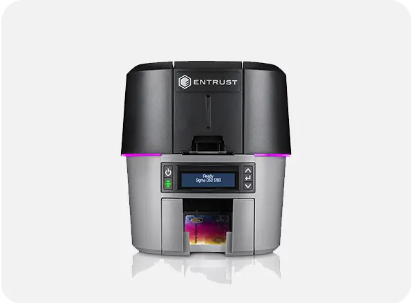 Entrust Sigma DS3 Direct to Card Printer with Tactile Impression Module